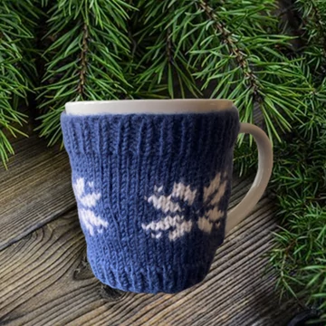 Villeroy teás bögre kézi kötésű merino gyapjú kabátkával